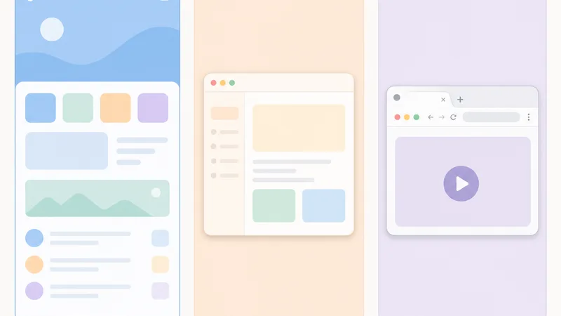 Comparison of three Google Meet present modes: entire screen, window, tab